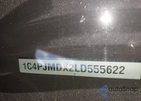 2020 Jeep Cherokee Limited 4X4 из США, поврежденный, VIN 1C4PJMDX2LD555622